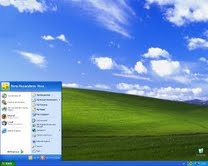typischer Arbeitsbildschirm in Windows XP